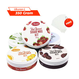 ISI 350GR Penghilang Bulu Permanen / Pencabut Bulu Kaki Permanen tanpa Sakit - Sugar Wax Kit  350gr / 150gr / 75gr / Sugar Waxing Perontok Bulu Cepat / Hair Removal - Varian Random