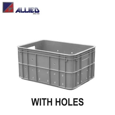 Allied Plastic Crate Heavy Duty Stackable Storage Organizer IC-8817 IC-8818