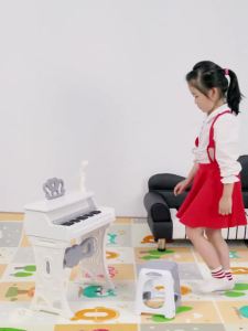 Qiaowa Baby Piano Đồ Chơi Trẻ Em Bàn Phím Điện Tử Đa Chức Năng Cho Bé Gái 1-3-5 Quà Tặng Sinh Nhật