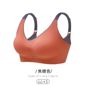 【现货】Ready StockM-6XL Plus Size Sports Bra Women Wireless Thin Full Cup Seamless Big Size Push Up Bra Light Soft Underwear baju dalam wanita 大码内衣