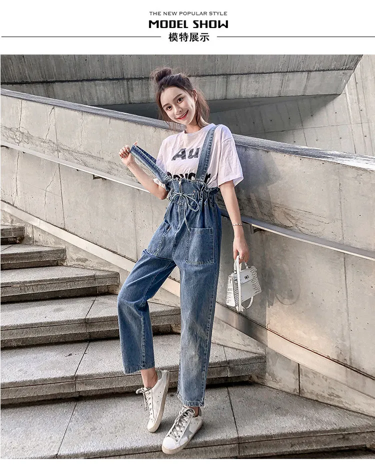TOFASHIONS jumpsuit women korean style women jumpsuit Denim