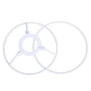 Lamp Shade Rings Ceiling Light Frame Lamp Shade Holder Round Metal Rings Support Fitting Frame Shade Accessories