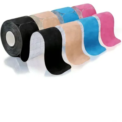 Pre-Cut Kinesiology Tape for Sports Muscle Support & Pain Relief – Waterproof Breathable KT Tape