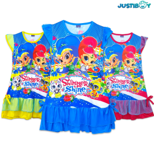 Dress Anak Murah Meriah Promo / Daster Anak Perempuan Shimmer & Shine 1 - 2 Tahun (JULIA)