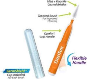 Dentek Easy Brush 3 packs of 16 brushes