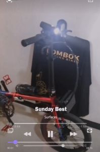 Lampu Belakang sepeda Q1 Samurai ROCKBROS tail lamp Q1 7 colour