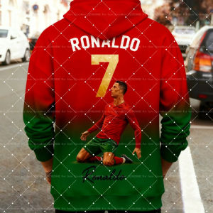 2025 Thời trang thu đông mới áo hoodie thể thao bóng đá in 3D áo ngoài trời thoáng khí hàng ngày áo hoodie nam áo hoodie nữ