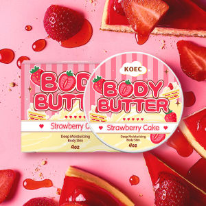 KOEC Body Glaze English Strawberry Cake Body Balm Body Oil Body Lotion FDA