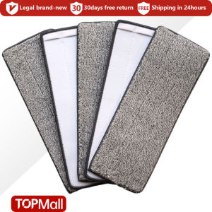 🔝 original 32*12cm only for flat scratch mop mophead pad refill cloth with unilateral replacement head microfiber accessories washable home spray dust mops part pads cleaning map squeezer heavy duty floor spinner handle sponge