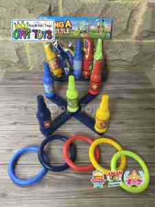 [COD] Mainan Edukasi RING A BOTTLE - Mainan Ketangkasan Lempar Gelang ke Botol - Mainan Ketangkasan Pasar Malam