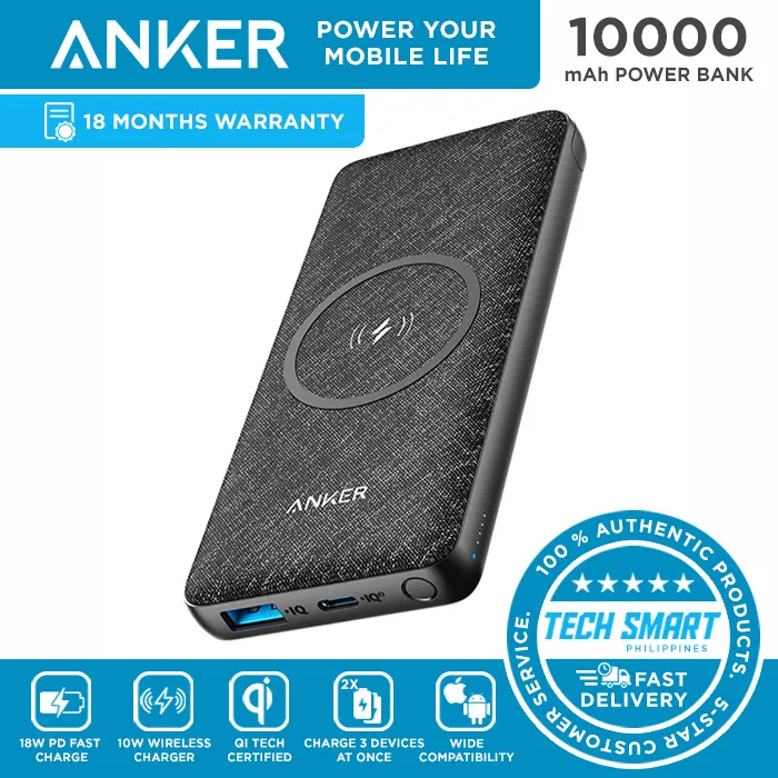 Anker PowerCore III Sense 10K Wireless Power Bank 10000mAh 10K