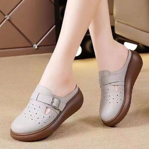 [Free Shipping] WomenS Summer Sandals New Style Thick-Soled Soft-Soled Perfect For Wearing With Dresses And Designed To Be Worn Outdoors