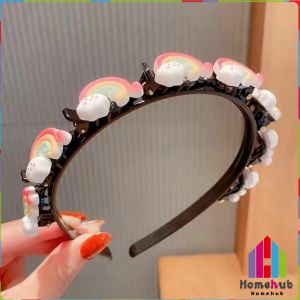 Homehub Children’s Braided Hair Band Korean Style Headdress Press Hair Clip