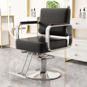 Barber chair barber store chair hair salon special hairdressing chair hair cutting stool high-grade perm lift seat can be rotated