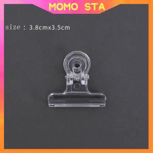 MOMO Transparent Dovetail Clip 22MM/31MM/38MM/50MM Paper Clip Snack Sealing Clip School Office Stationery