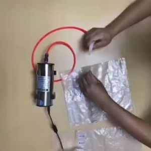 Portable Electric Air Column Bag Inflator Pump Fast Inflation Machine for Shipping Packaging & Moving Air Cushion Bags