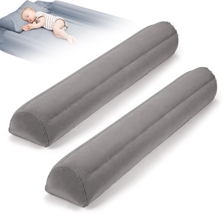 2Pack Travel Bed Rails for Toddlers | Non-Slip Soft Flocking Portable ...