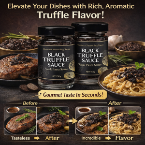Wild 100% Black Truffle Sauce Pasta noodle toppings Seasoning sauce Western Food Steak Black Truffle Sauce