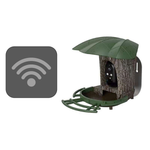 7-STAR* WiFi Version Smart AI Bird Feeder CCTV Bird Recognition IP Camera | Solar Panel with Rechargeable Built in Battery Full-HD 1080P Wireless IP Camera (APP:i-Cam+)
