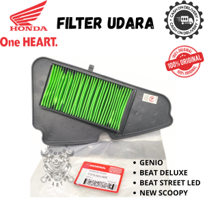 ORIGINAL FILTER UDARA SARINGAN HONDA K0J GENIO BEAT STREET LED BEAT DELUXE SCOOPY NEW FI ESP ASLI AHM ORI HGP