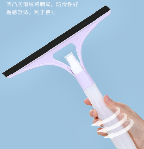 Bathroom Brush Comes with a Spray Bottle Cleaning Glass Eraser Ergonomic Handle Beautiful and Practical