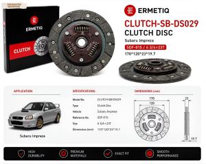 Subaru Impreza Heavy Duty Clutch Disc Clutch lining V spline SDF-015 l SB-DS029 ( accessories )