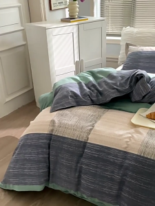 Single Bedspread Washed Cotton Bed Sheet Offering Softness and Breathability Bedding Sheet Optional Size Pattern