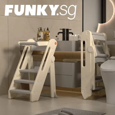 Montessori Learning Tower Baby Washing Table Step Stairs Stool Foldable Childrens Climbing Ladder Toddler