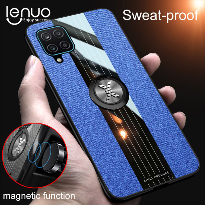 Leather M12 Samsung Mobile Cover For Samsung Galaxy M12 Case Flip