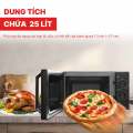 Lò Vi Sóng Toshiba 25 Lít MW3-MG25PE(BK) – Tích Hợp Nướng, Điều Khiển Cơ, Bền Đẹp. 