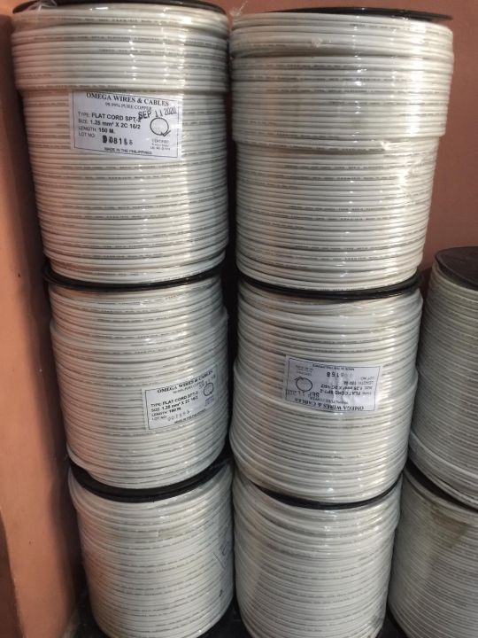 Omega / Powerflex / Boston Flatcord and Speaker wire #16 16/2c 1.25mm2 150 meters per roll