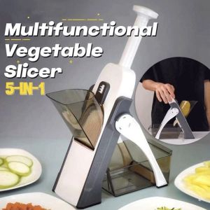 CHAINSHOP Multifunctional Food Chopper Grater Kitchen Tools Vegetable Cutter Vegetable Slicer Chopper ( Random Color))