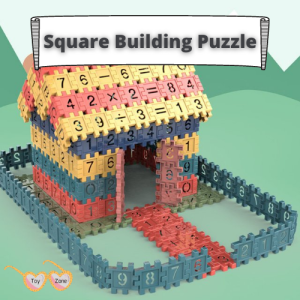 Puzzle square building puzzle house building block 144 pcs - AVAILABLE IN MALAYSIA