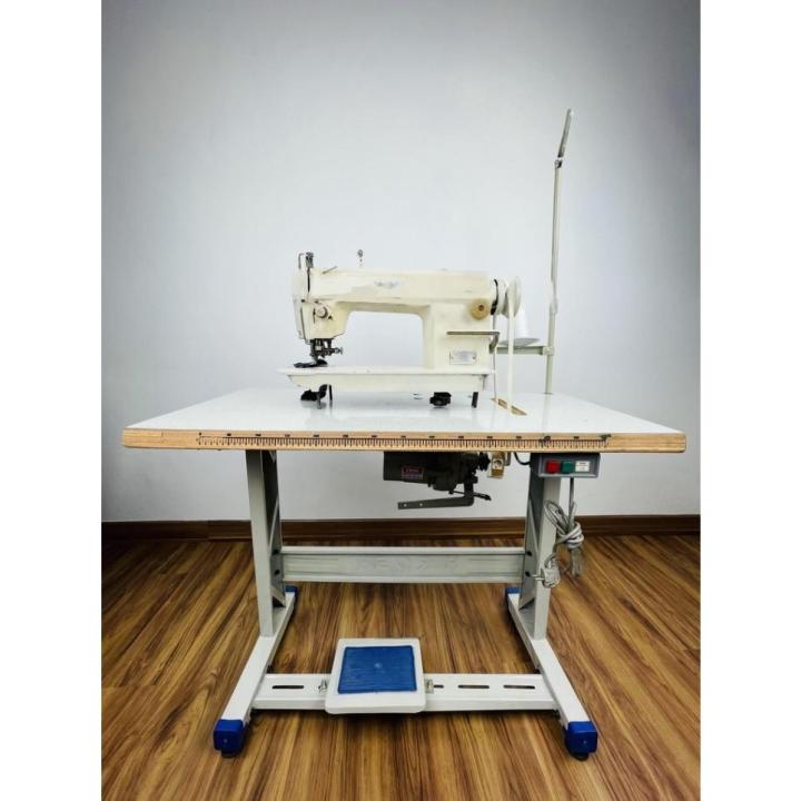 Mesin Jahit Industrial Juki DLM-5200N Jarum 1 Potong Bahan Otomatis ...