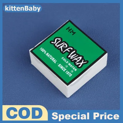 kittenBaby 85g Water Surf Wax for Surfboard Non Slip Skateboard Wax Easy to Use for Skimboard Outdoor Sports