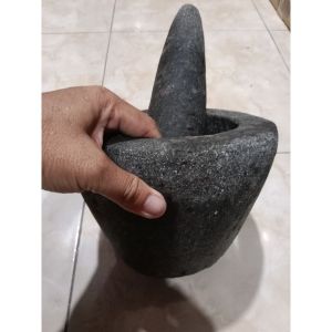 tempat tumbuk batu kali asli