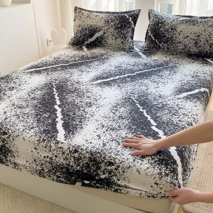 Dansunreve Floral Fittedsheet Non-Slip Single/Super Single/Queen/King Bedsheet Fully Garterized Cheap Bed Sheet