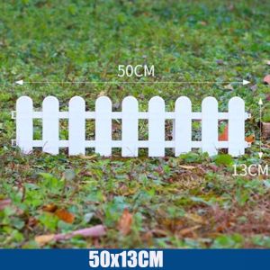 🌟HOT SALE🌟White Plastic Garden Fence Border Decoration European Garden Lane Door Christmas Tree Accessories