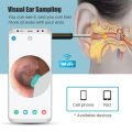 JBMBHC NE16 Earwax Cleaner with Light Camera 3.6mm Smart Rechargeable Visual Ear Pick Otoscope WIFI Wax Removal Tool for Android Apple. 