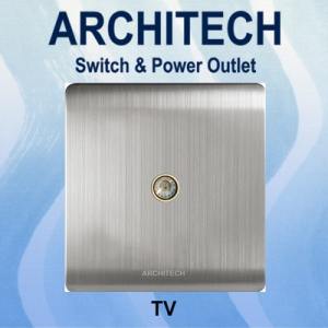 ARCHITECH PLATINUM B9-E03 SILVER Stop Kontak/OUTLET/JACK TV