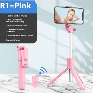 Gậy selfie Bluetooth xiaozhubangchu với đèn chiếu sáng phụ tích hợp và Chân máy để phát trực tiếp