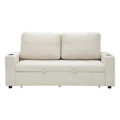 SOFA SOLUTIONS โซฟาเบด 3 ที่นั่ง รุ่น Reindeer - PET สีเทา สีครีม สีน้ำตาล สีฟ้า