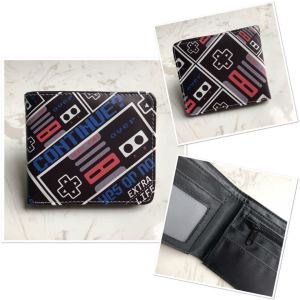 PlayStation Kids Cartoon Wallets Casual Coin Purse PS Gamepad Wallet Game Console Pattern Short Two-fold Wallet Wallet