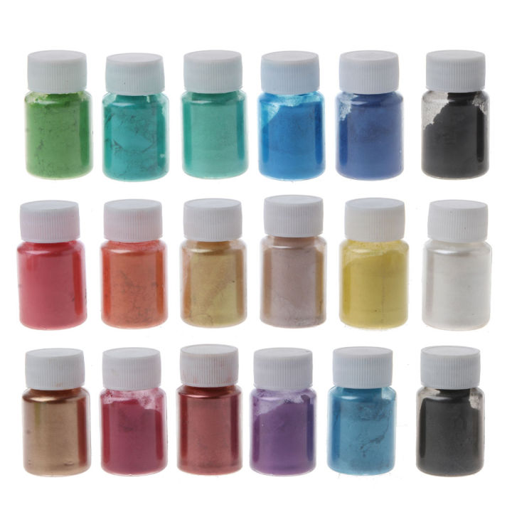 【Ready Stock】 18 Colors Pearl Powder Epoxy Resin Dye Pearl Pigment ...