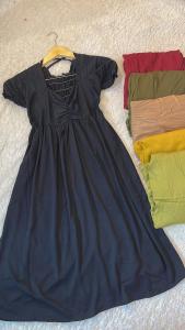 DRESS SERUT DADA DASTER INDAH KEKINIAN RAYON TWILL PREMIUM