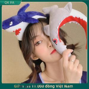 QK FA ✨ Đáng yêu phụ kiện động vật bên mũ nón tóc Hoop cá mập khủng long phim hoạt hình Clip tóc