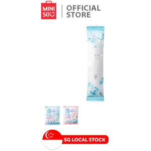 MINISO Cooling Face Wipes - Refreshing Facial Wipes (10 Wipes)/Cooling Wet Wipes (10 Wipes)/Cooling Gel Patches/Eye Mask