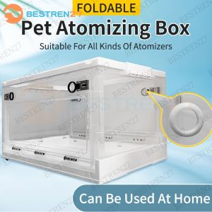 Pet Atomizing Box Oxygen Folding Breathable Cat Cage Dog Special Oxidation Absorption Chassis