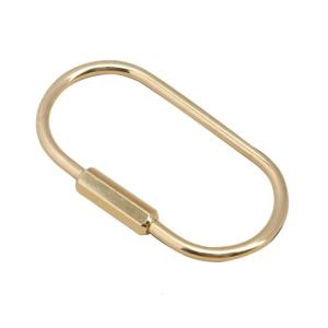 Phong cách đơn giản Móc chìa khóa xe ô tô xách tay vít đồng khóa Keychain D hình Keyring thời trang móc khóa cho nam nữ