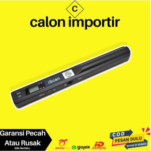Scanner Buku Kertas Mesin Fotokopi Mini Merubah Gambar Fisik Jadi Digital 900DPI LCD Screen 32GB